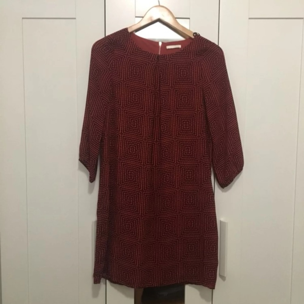 Orange Pattern Dress